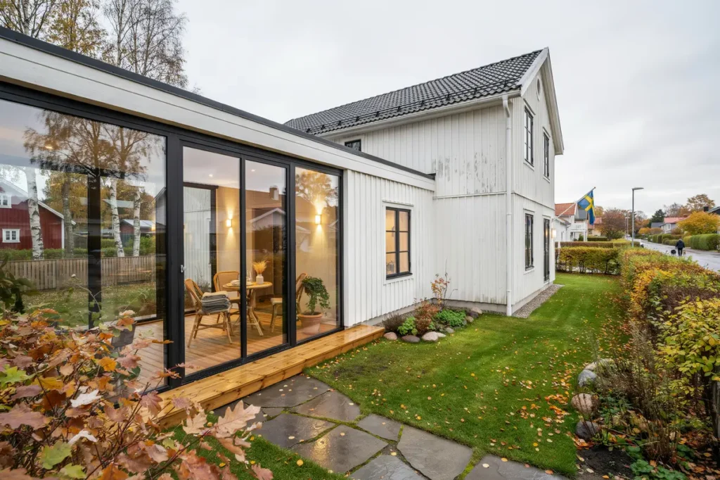 dr mmer du om ett uterum s skapar du en inglasad veranda som f rl nger s songen